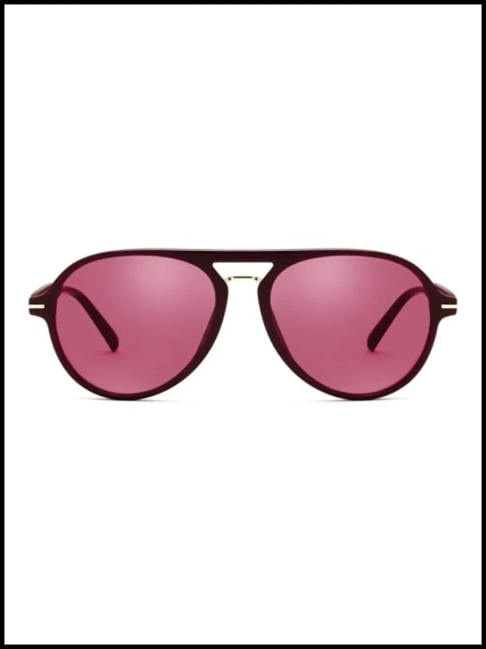 Classic Retro Double Bridge Aviator Sunglasses UV Protection
